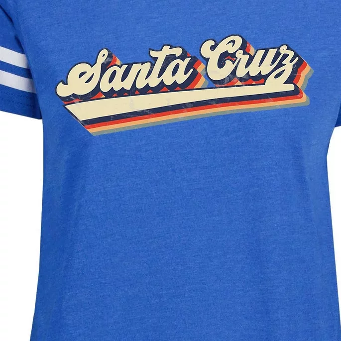 Retro Santa Cruz California Enza Ladies Jersey Football T-Shirt