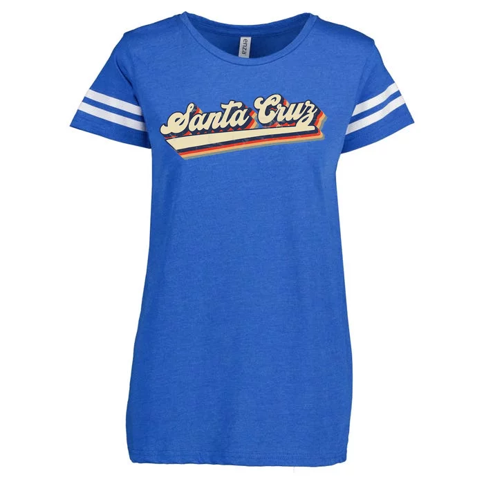 Retro Santa Cruz California Enza Ladies Jersey Football T-Shirt