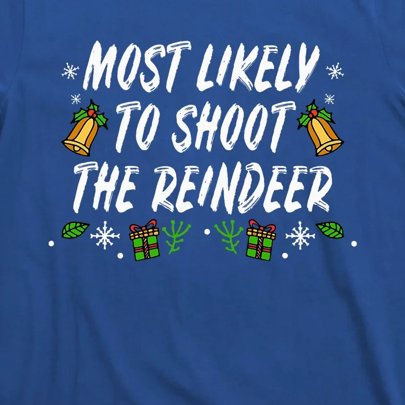 Reindeer Santa Claus Christmas Holiday T-Shirt