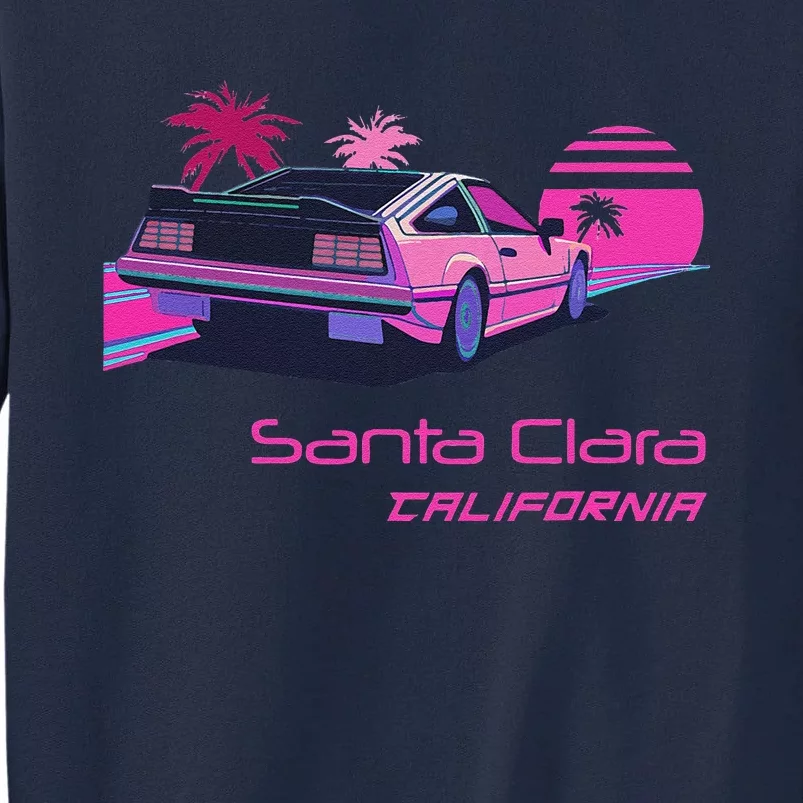 Retro Santa Clara California Tall Sweatshirt