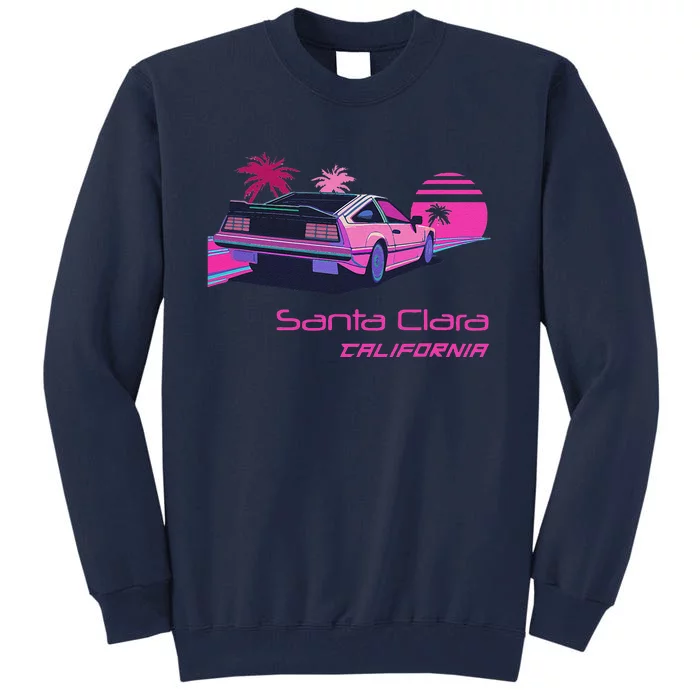 Retro Santa Clara California Tall Sweatshirt