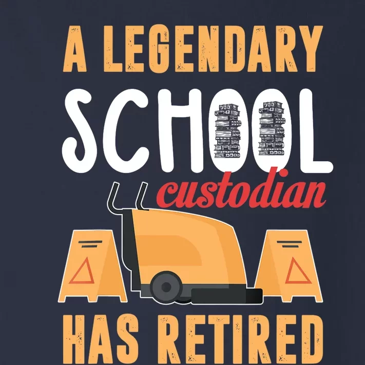 Retired School Custodian Gift School Custodian Retirement Toddler Long Sleeve Shirt