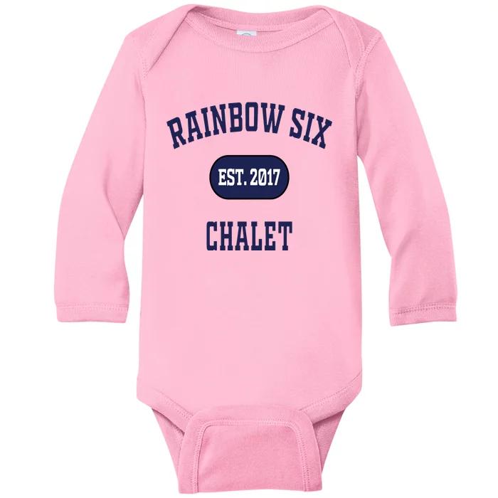 Rainbow Six Chalet Est 2017 Baby Long Sleeve Bodysuit