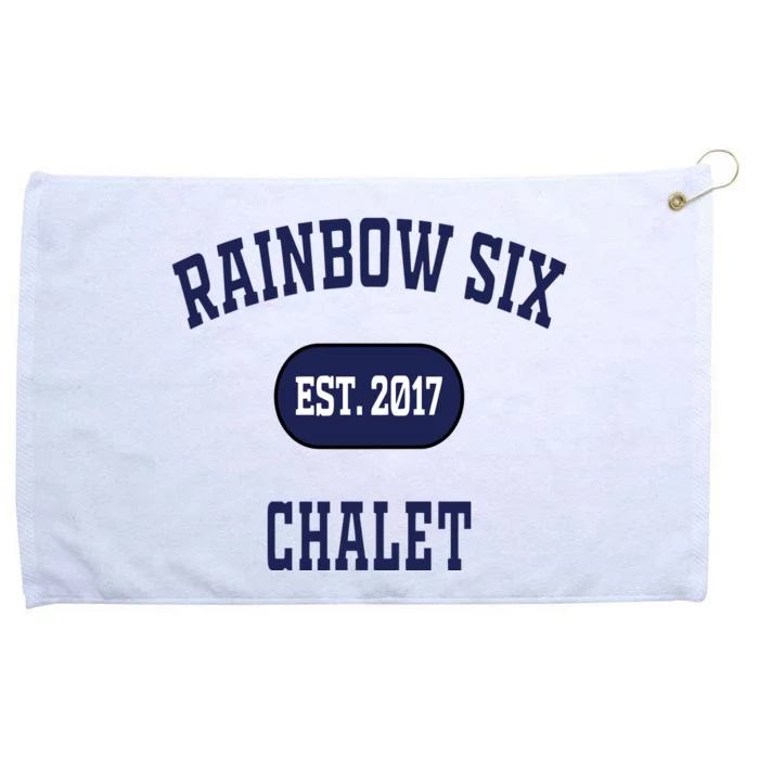 Rainbow Six Chalet Est 2017 Grommeted Golf Towel