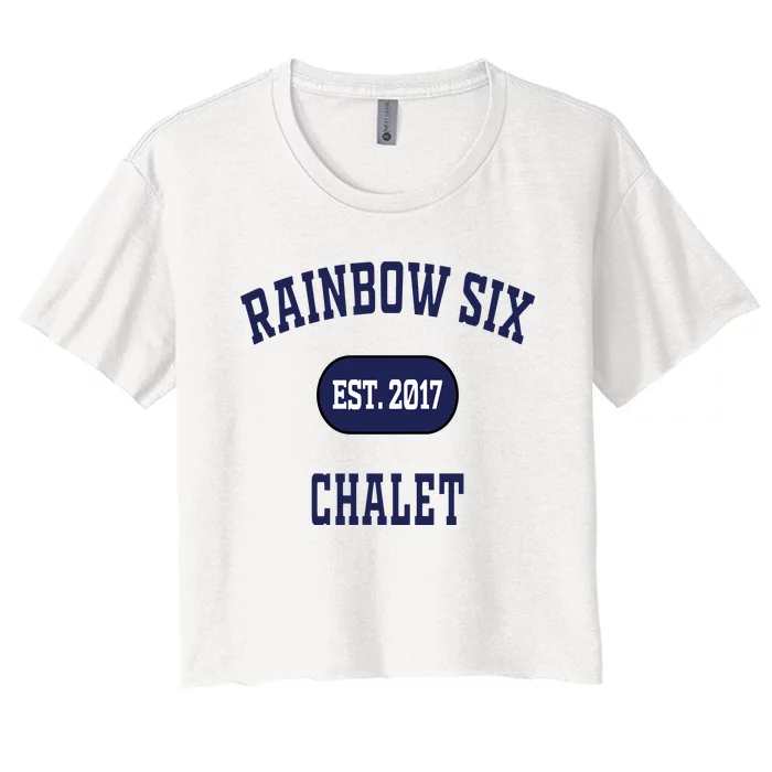 Rainbow Six Chalet Est 2017 Women's Crop Top Tee