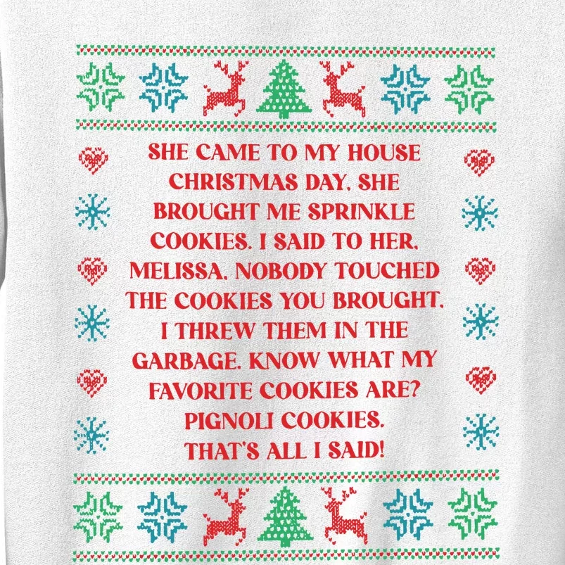 Rhonj Sprinkle Cookiesreal Housewives Fuuny Christmas Sweatshirt