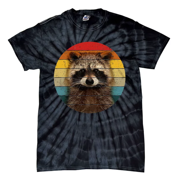 Raccoon Sunset Cute Baby Raccoon Tie-Dye T-Shirt