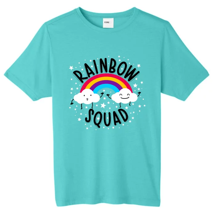 Rainbow Squad Cute Funny Cloud Sky Stars ChromaSoft Performance T-Shirt