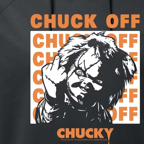 Riot Society Chucky Chuck Off Performance Fleece Hoodie