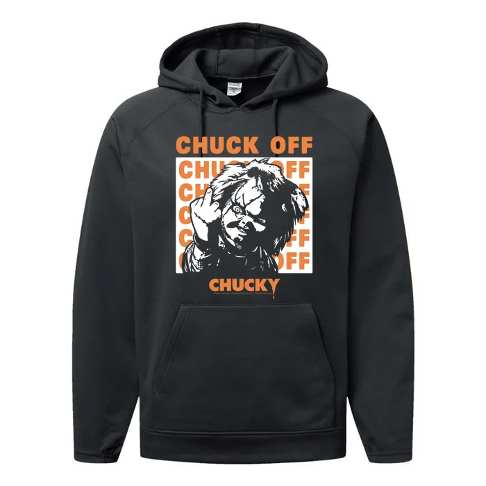 Riot Society Chucky Chuck Off Performance Fleece Hoodie