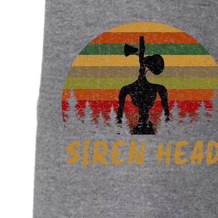 Retro Supernatural Cryptid Siren Head Doggie 3-End Fleece Hoodie