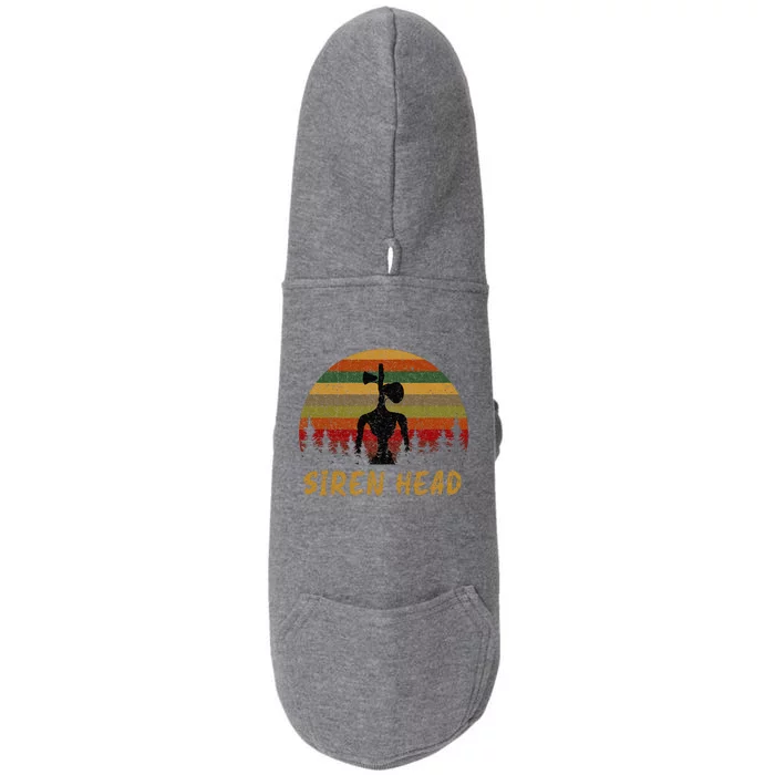 Retro Supernatural Cryptid Siren Head Doggie 3-End Fleece Hoodie