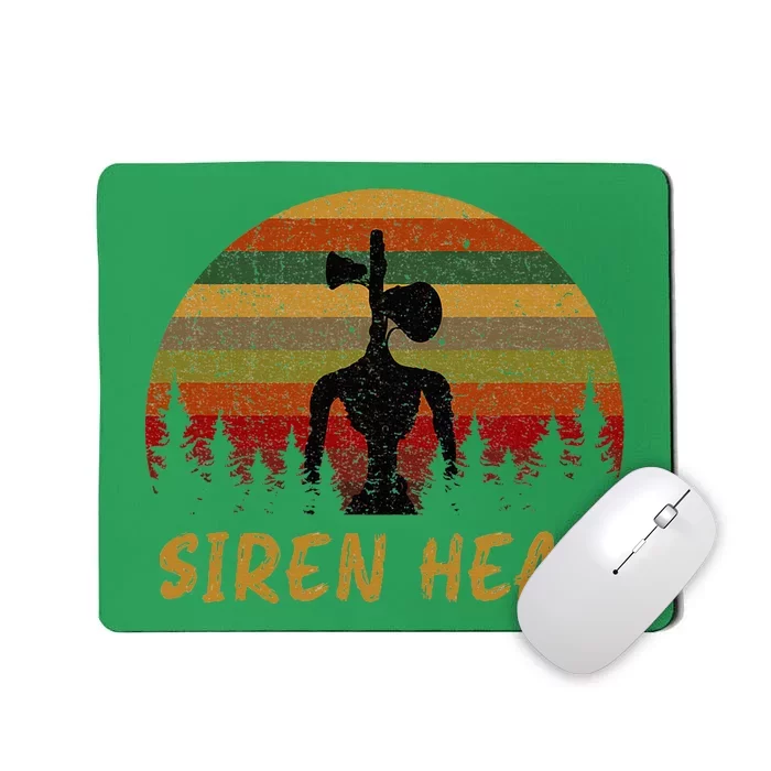 Retro Supernatural Cryptid Siren Head Mousepad