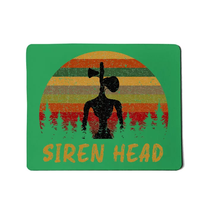 Retro Supernatural Cryptid Siren Head Mousepad