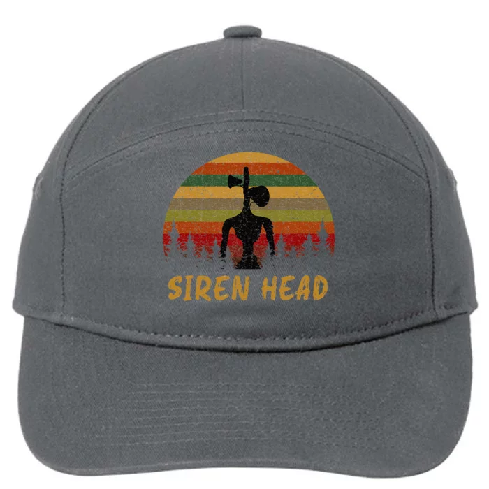 Retro Supernatural Cryptid Siren Head 7-Panel Snapback Hat