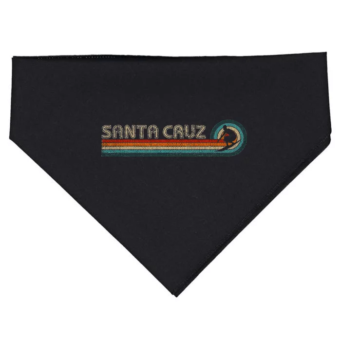 Retro Santa Cruz California Surfing Santa Cruz USA-Made Doggie Bandana