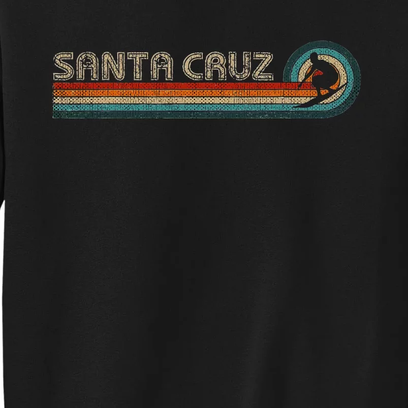 Retro Santa Cruz California Surfing Santa Cruz Sweatshirt