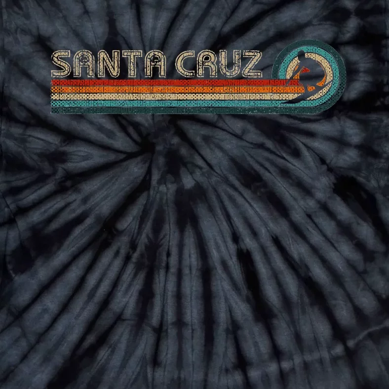 Retro Santa Cruz California Surfing Santa Cruz Tie-Dye T-Shirt