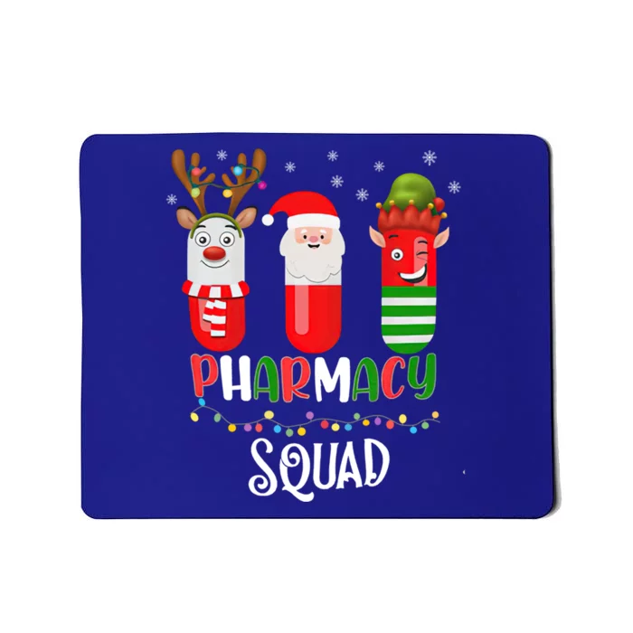 Reindeer Santa Claus Pharmacy Crew Christmas Gift Mousepad