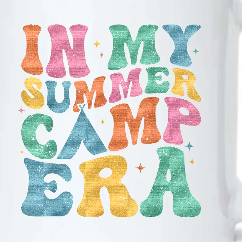 Retro Summer Camper Women Groovy In My Summer Camp Era Black Color Changing Mug