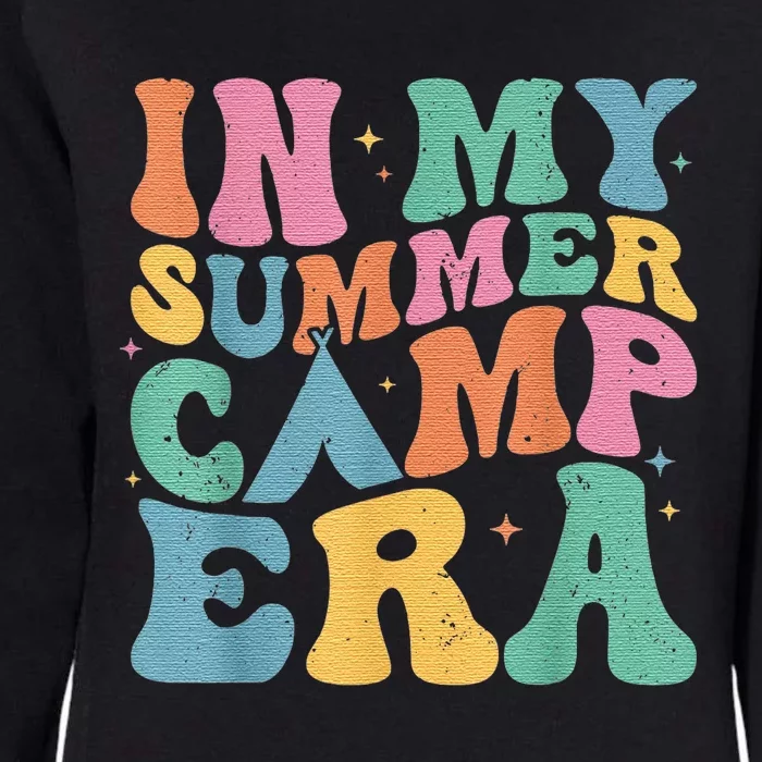 Retro Summer Camper Women Groovy In My Summer Camp Era Womens California Wash Sweatshirt