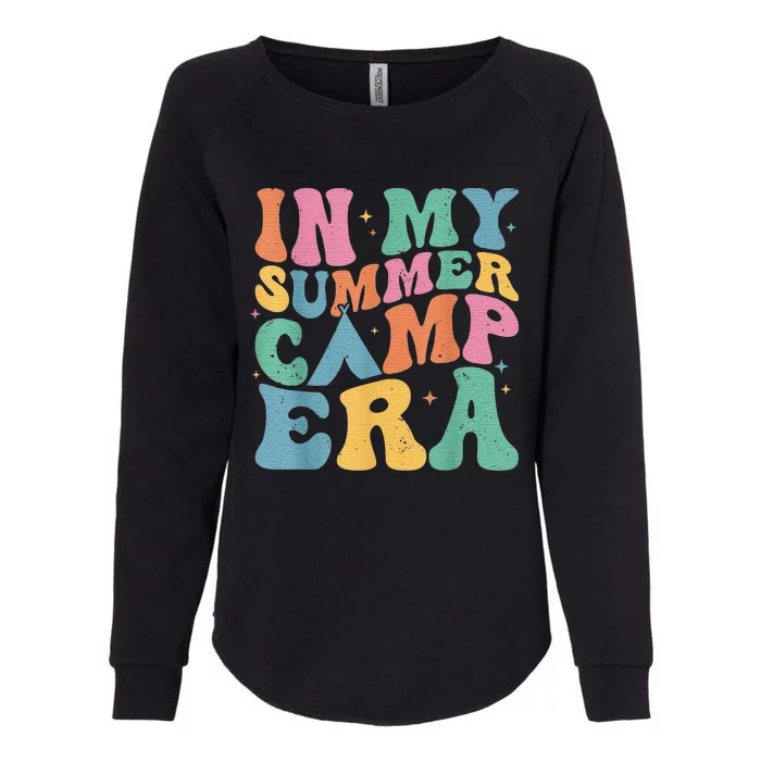 Retro Summer Camper Women Groovy In My Summer Camp Era Womens California Wash Sweatshirt