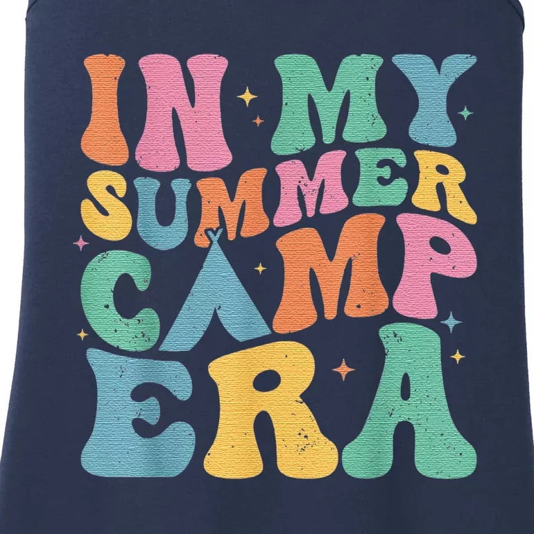 Retro Summer Camper Women Groovy In My Summer Camp Era Ladies Essential Tank