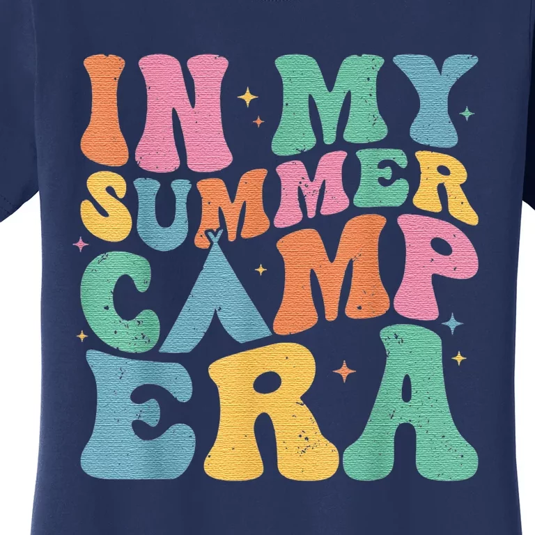 Retro Summer Camper Women Groovy In My Summer Camp Era Women's T-Shirt