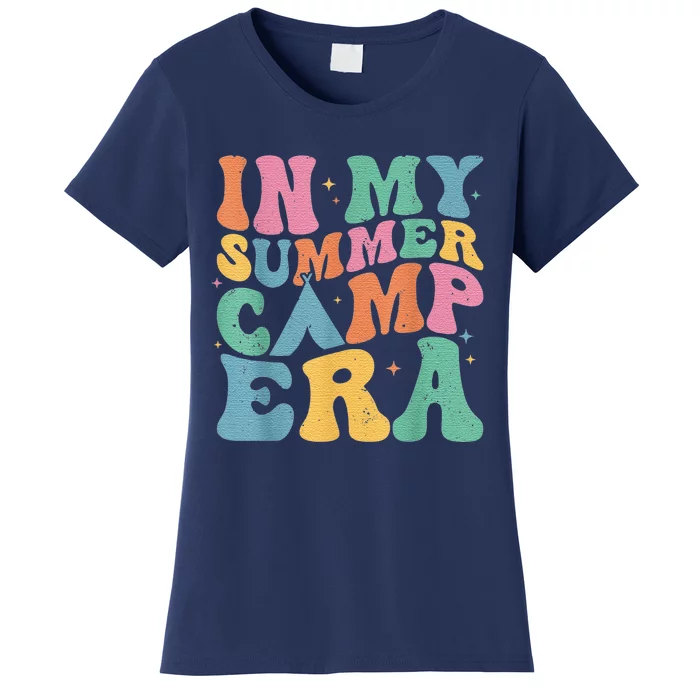 Retro Summer Camper Women Groovy In My Summer Camp Era Women's T-Shirt