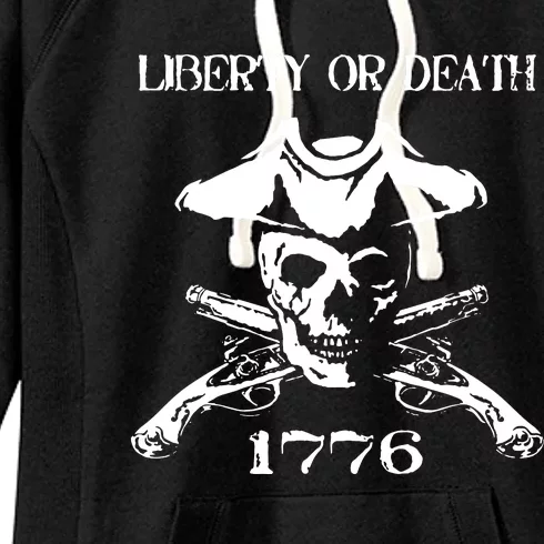 Revolutionary Skull Crossbones Flintlock Cool Women's Fleece Hoodie