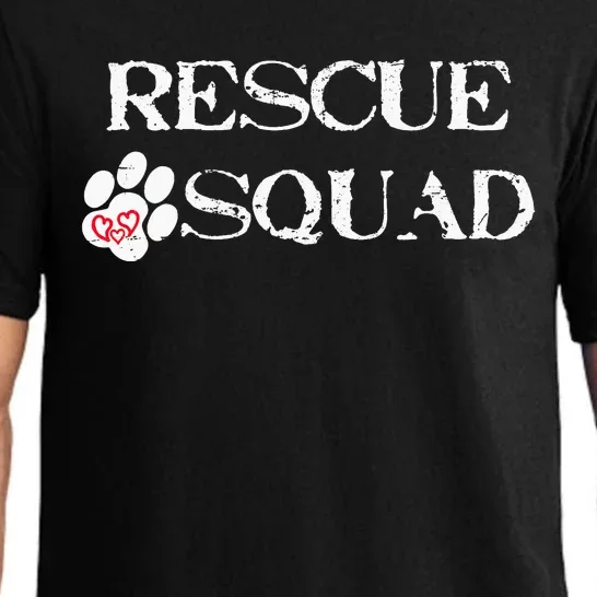 Rescue Squad Dog Paw Heart Pajama Set