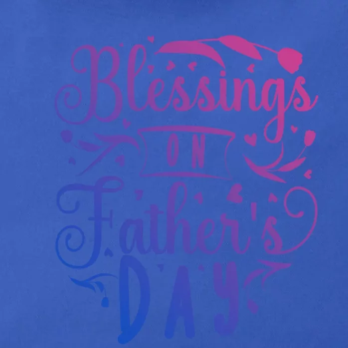 Retro Son Daughter Family Matching Blessing On Fathers Day Gift Zip Tote Bag