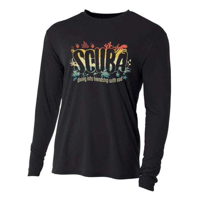 Retro Scuba Diving Vbs 2024 Cooling Performance Long Sleeve Crew