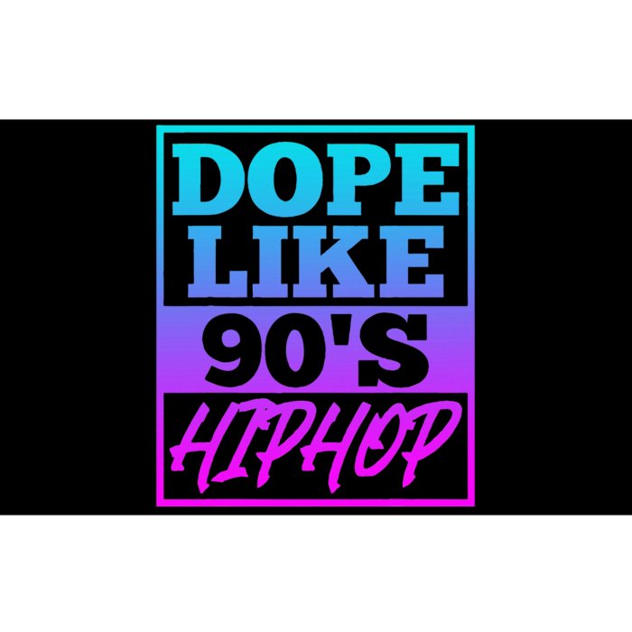 Rapper Saying Dope Like 90s Hip Hop Music Rapper Hip Hop Bumper Sticker