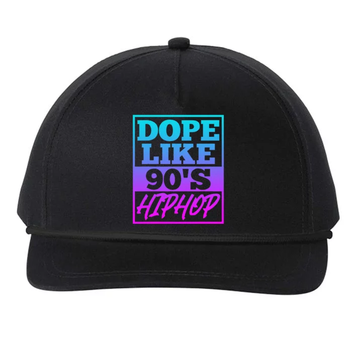 Rapper Saying Dope Like 90s Hip Hop Music Rapper Hip Hop Snapback Five-Panel Rope Hat