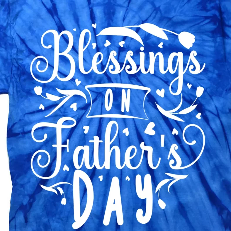 Retro Son Daughter Family Matching Blessing On Father's Day Meaningful Gift Tie-Dye T-Shirt