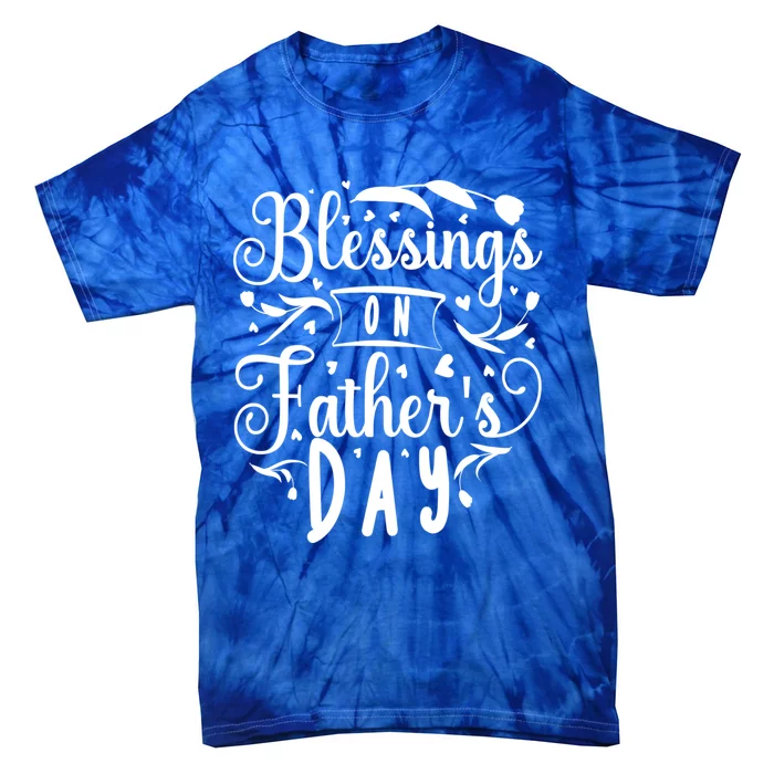 Retro Son Daughter Family Matching Blessing On Father's Day Meaningful Gift Tie-Dye T-Shirt