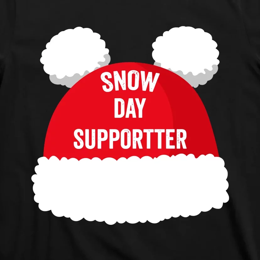 Retro Snow Day Supporter Fun Teacher And Student Snow Love T-Shirt