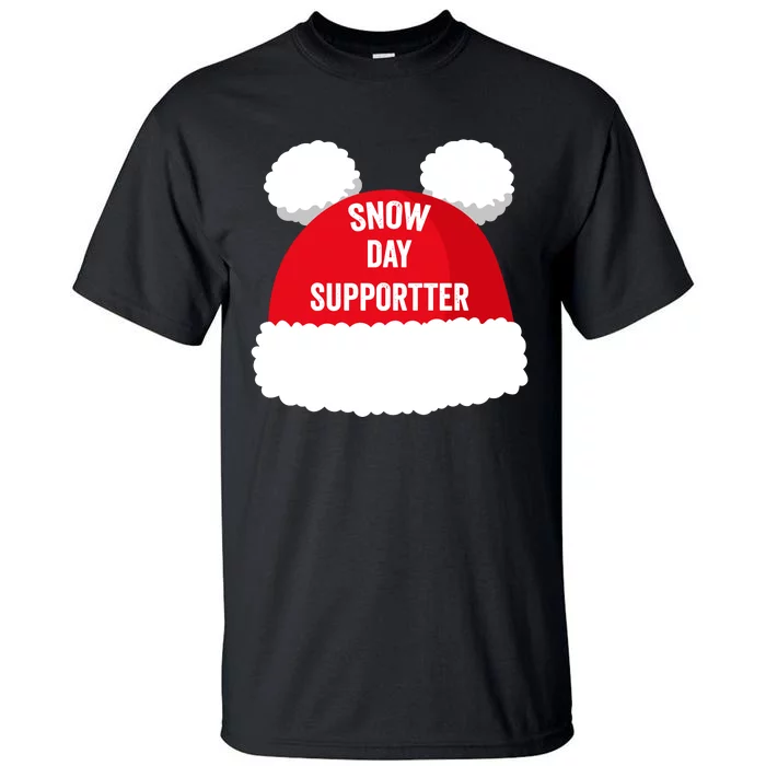 Retro Snow Day Supporter Fun Teacher And Student Snow Love Tall T-Shirt