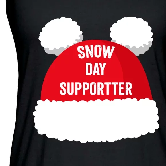 Retro Snow Day Supporter Fun Teacher And Student Snow Love Ladies Essential Flowy Tank