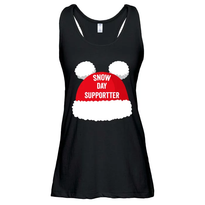 Retro Snow Day Supporter Fun Teacher And Student Snow Love Ladies Essential Flowy Tank