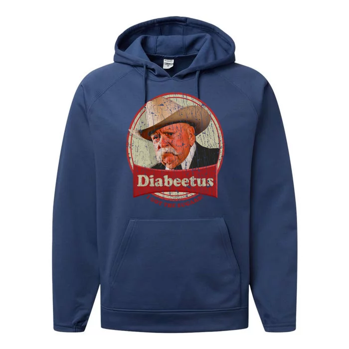 Retro Style Diabeetus I Got The Sugars Performance Fleece Hoodie