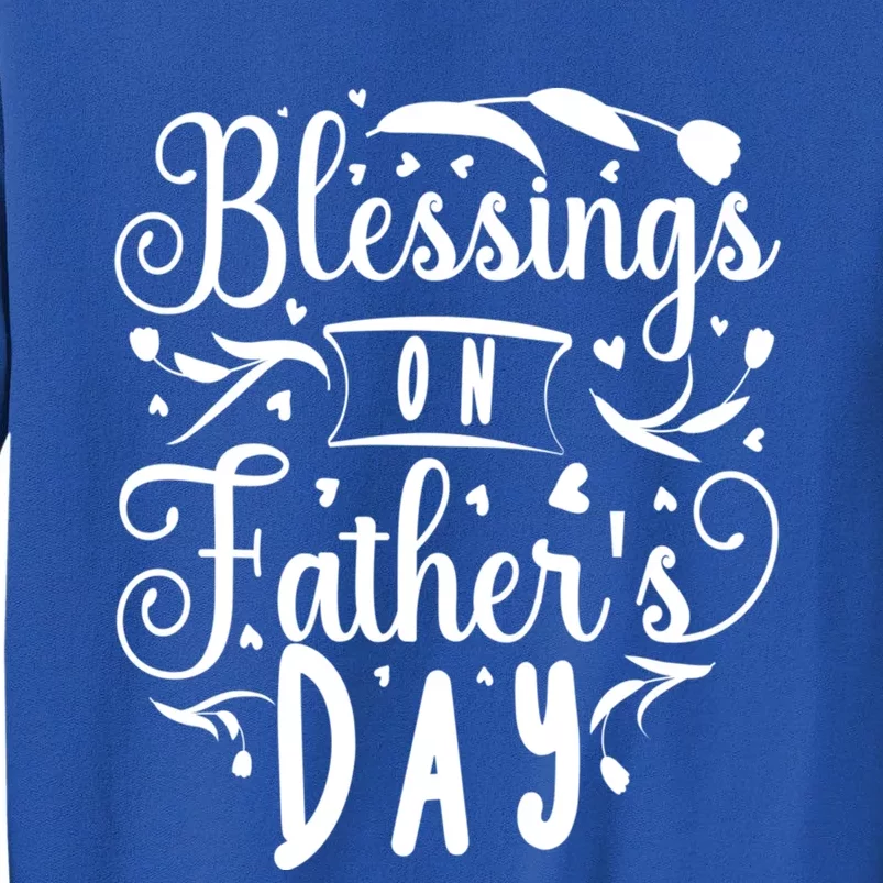 Retro Son Daughter Family Matching Blessing On Father's Day Gift Sweatshirt