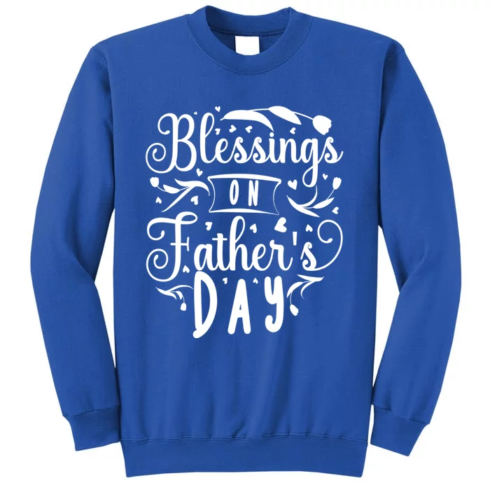 Retro Son Daughter Family Matching Blessing On Father's Day Gift Sweatshirt