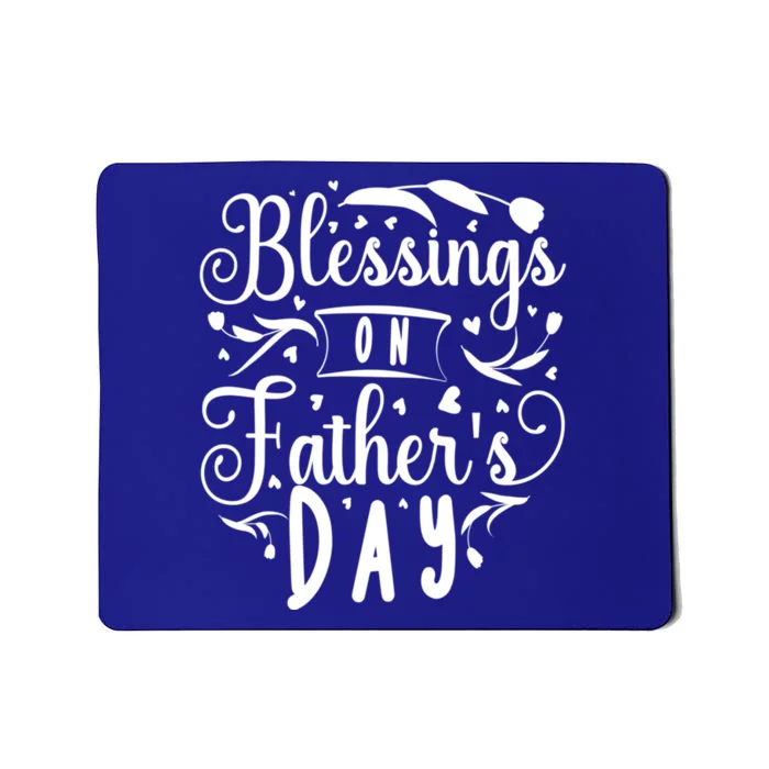 Retro Son Daughter Family Matching Blessing On Father's Day Gift Mousepad