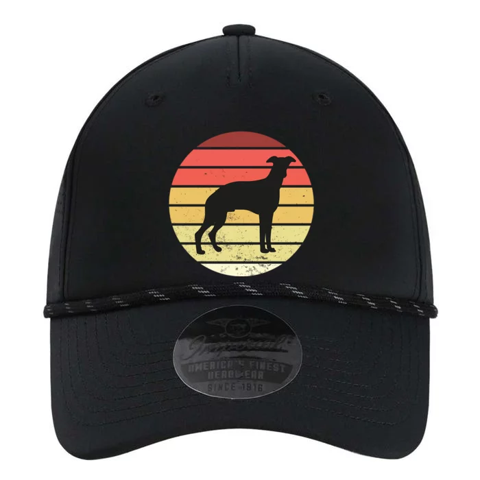 Retro Sunset Dog Lover Performance The Dyno Cap