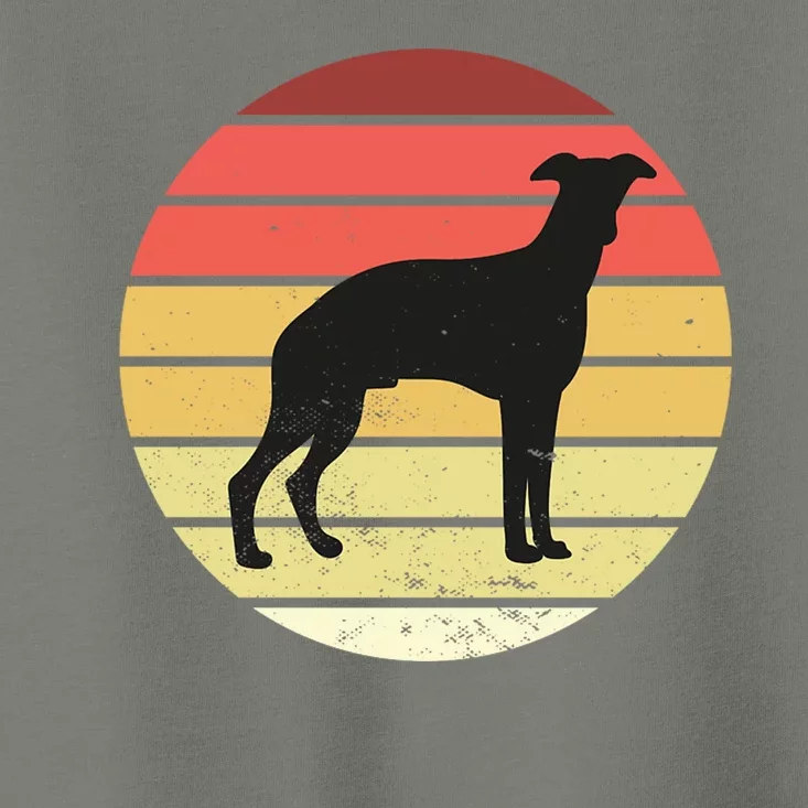 Retro Sunset Dog Lover Toddler T-Shirt