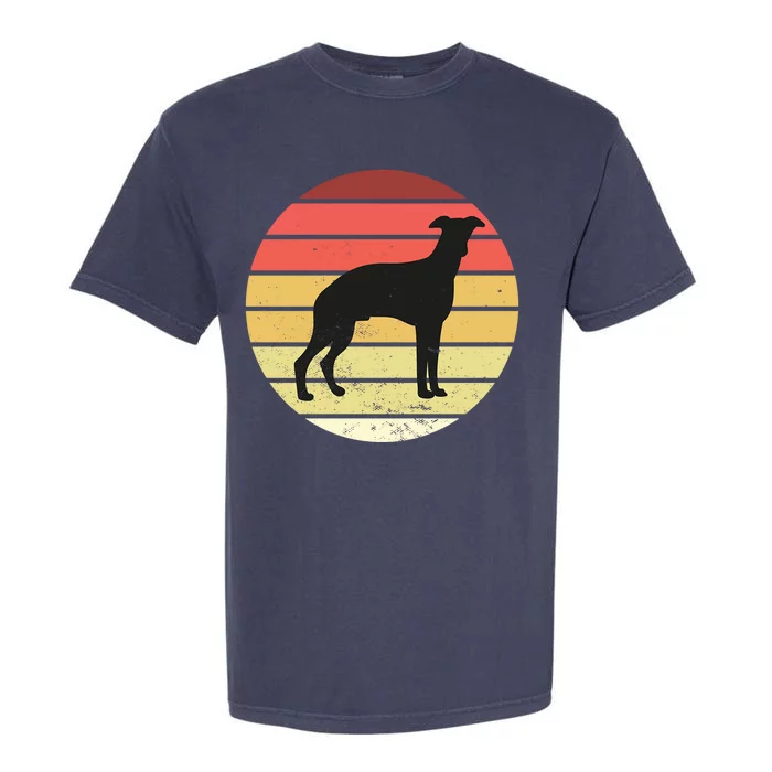 Retro Sunset Dog Lover Garment-Dyed Heavyweight T-Shirt