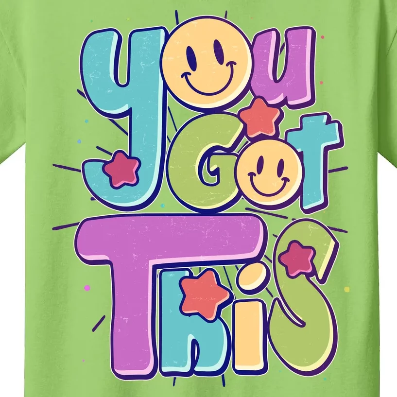 Retro Smiley Emoji You Got This Kids T-Shirt