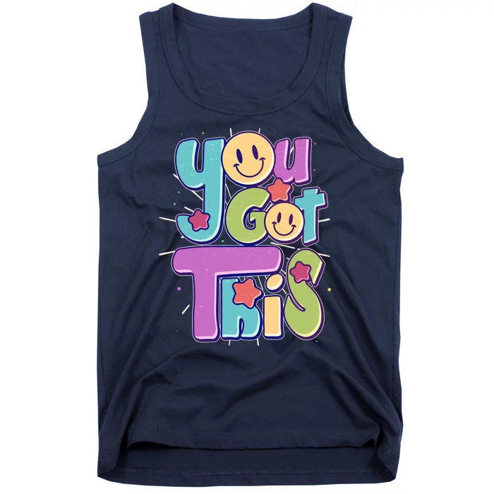 Retro Smiley Emoji You Got This Tank Top